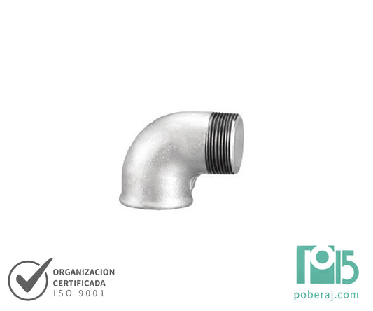 D0909  Codo 90 MH Galvanizado