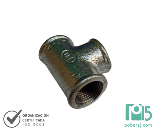 D0912  TEES H H H ROSCA BSP SERIE 150 GALVANIZADO