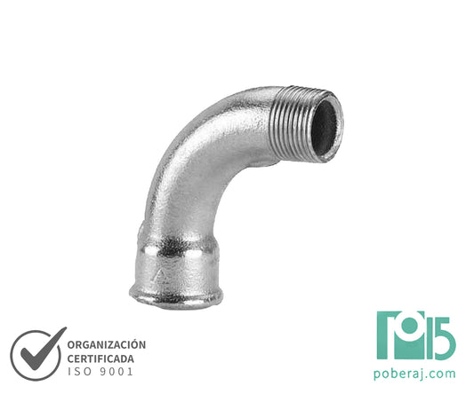 D0914  CURVA HH 90 GALVANIZADO