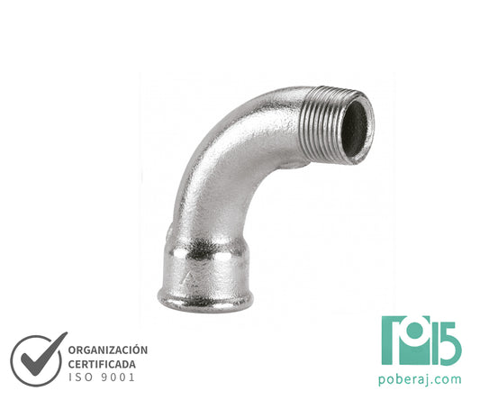 D0915  CURVA MH 90 GALVANIZADO