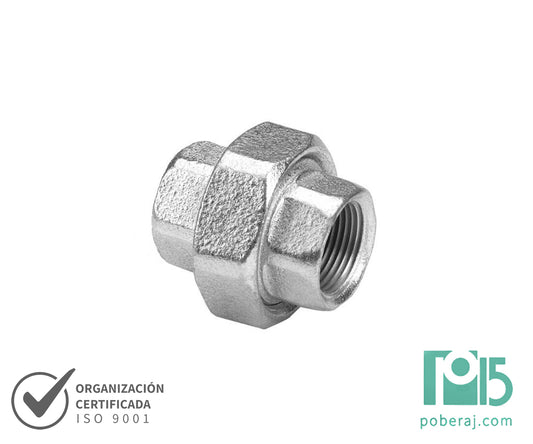 D0919  UNION DOB. CONICAS HH GALVANIZADO