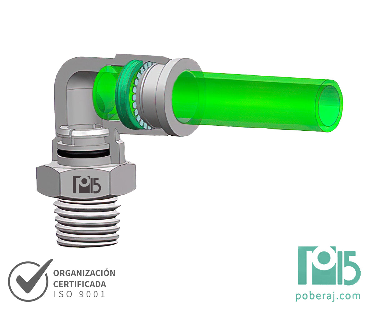 D0745  Conex.Push-In Plastica TEE
