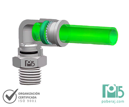 D0744 Conex.Push-In Plastica TEE
