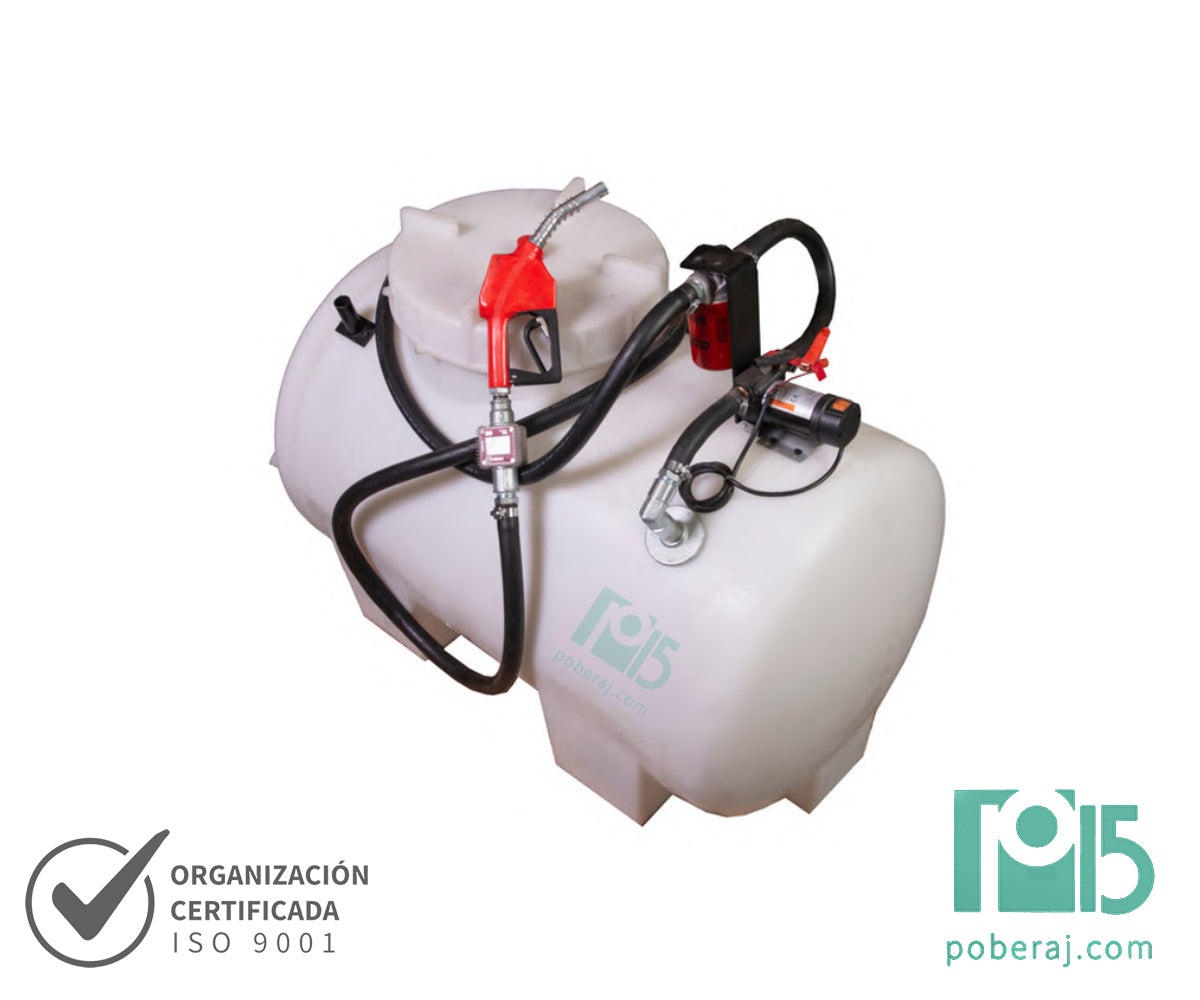 P15-20003 Tanque Sin Tapa Combustible Polipropileno 100 | 200 | 300 | 400 | 500 Litros Con Bomba