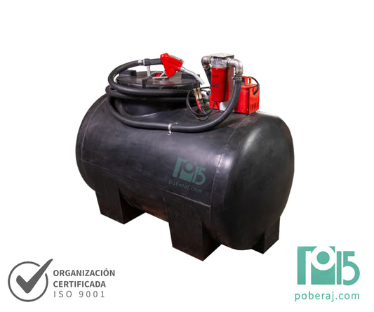 P15-20003-A Tanque Sin Tapa Combustible Polipropileno 100 | 200 | 300 | 400 | 500 Litros Con Bomba