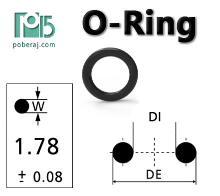 P0170 O-Ring serie standard 2 (1.78 Espesor)
