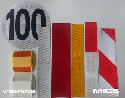 S Cinta Reflectiva Roja