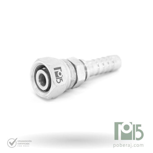 C1620 Racord para prensar R1/R2 HG Rosca Metrica para virola DIN